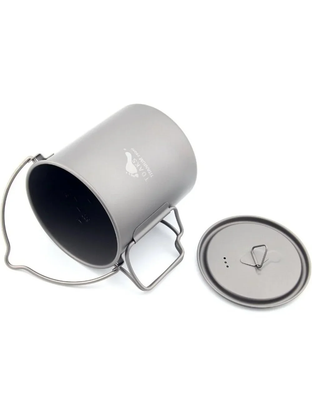 Ultralight Titanium 750ml Pot with Bail Handle for Camping & Backpacking